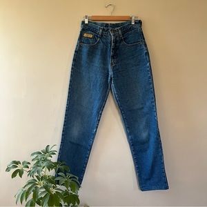 RARE vintage youngster brand 100% cotton rigid denim straight leg jeans